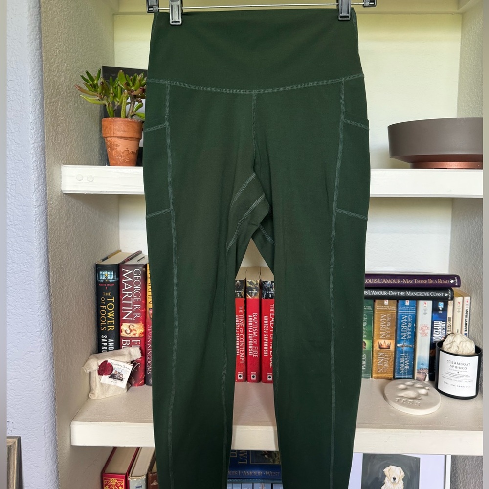 Colorfulkoala Forest Green Leggings Sz S